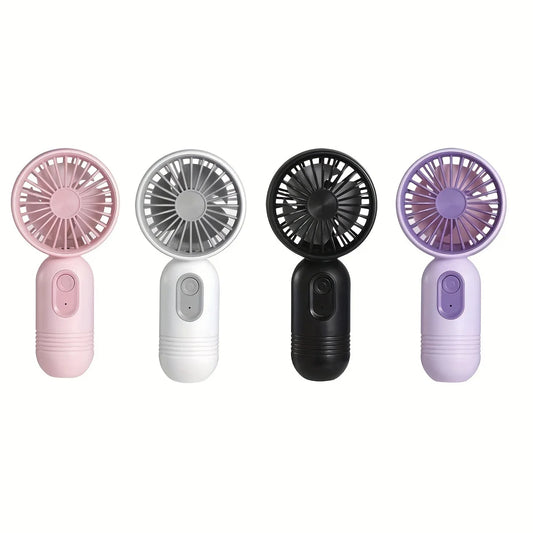 Mini Ventilateur Portable USB – 3 Vitesses – Idéal Bureau, Voyage & Camping